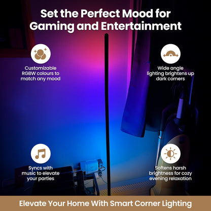 LumeAmbient™ Corner Floor Light
