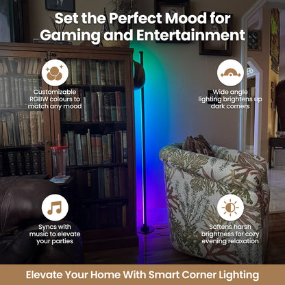 LumeAmbient™ Corner Floor Light