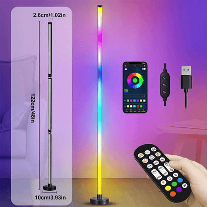 LumeAmbient™ Corner Floor Light